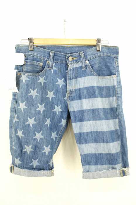 Levi's （リーバイス） 511 総柄カットオフデニムハーフパンツ メンズ パンツ