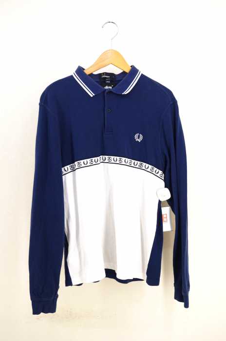 STUSSY × FREDPERRY (ステューシー×フレッドペリー) ロングスリーブポロシャツ メンズ トップス