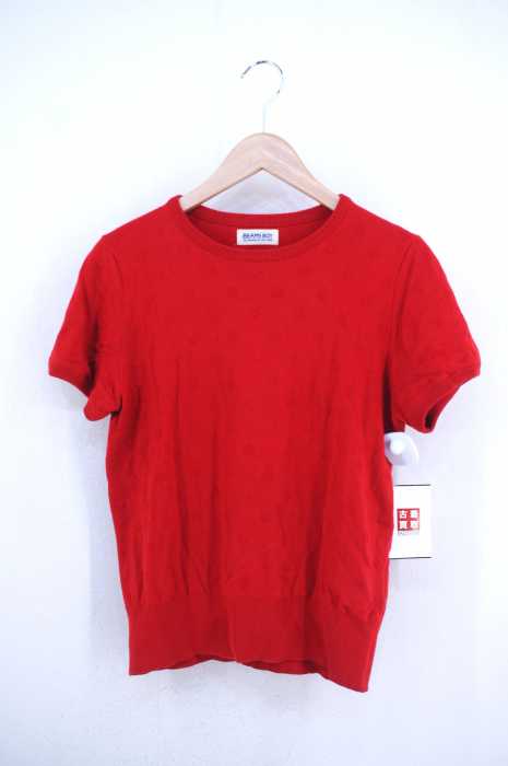 BEAMS BOY (ビームスボーイ) クルーネックニットTシャツ レディース トップス