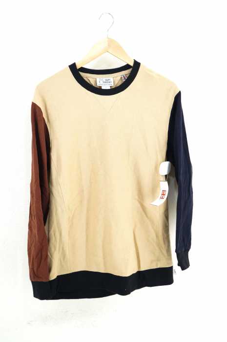 gym master(ジムマスター) 切替コットンクルーネックTシャツ メンズ トップス