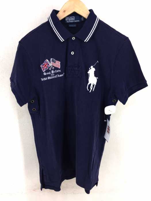 Polo by RALPH LAUREN（ポロバイラルフローレン） CUSTOM FIT ビッグポニー刺繍　半袖ポロシャツ メンズ トップス