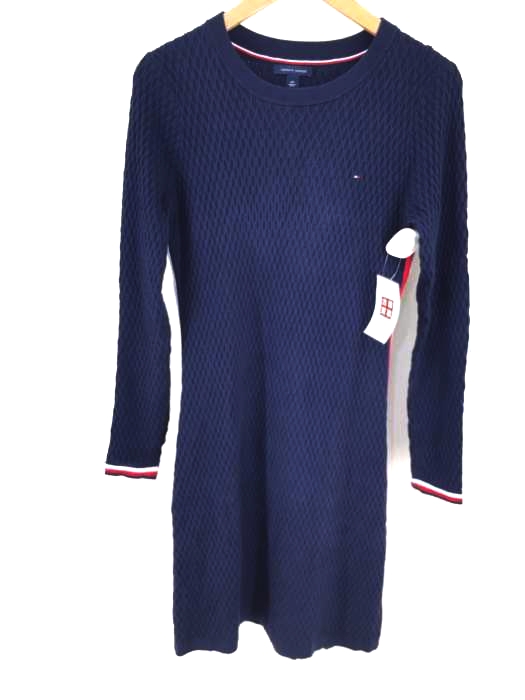 TOMMY HILFIGER(トミーヒルフィガー) サイドライン コットンニットワンピース レディース ワンピース