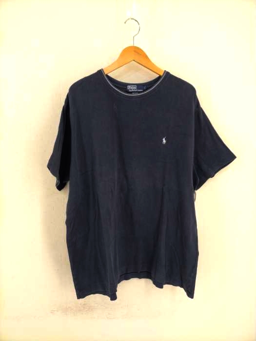Polo by RALPH LAUREN（ポロバイラルフローレン） 胸ロゴ刺繍 クルーネックTシャツ メンズ トップス