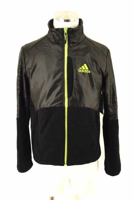 adidas (アディダス) フリース切替ジップブルゾン レディース アウター