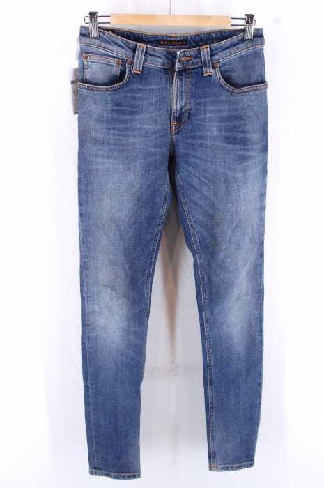 Nudie Jeans（ヌーディージーンズ） SKINNY  SAM　加工デニムパンツ メンズ パンツ