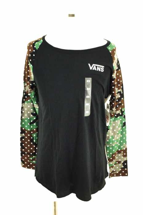 VANS （バンズ） ロゴプリントラグランスリーブロングTシャツ メンズ トップス