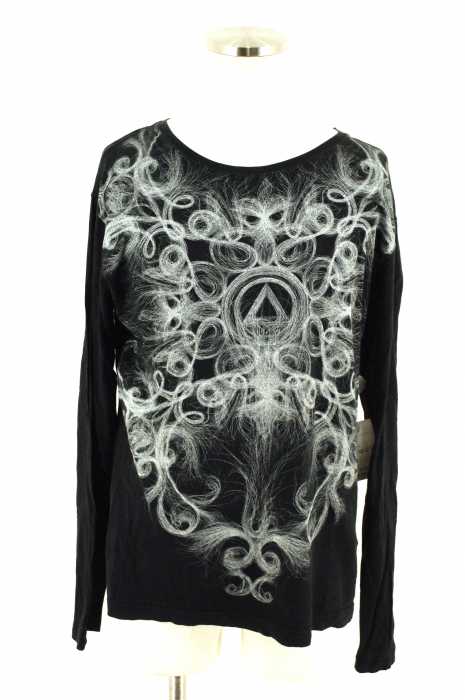 PHENOMENON (フェノメノン) 11AW プリントクルーネックロングスリーブカットソー メンズ トップス