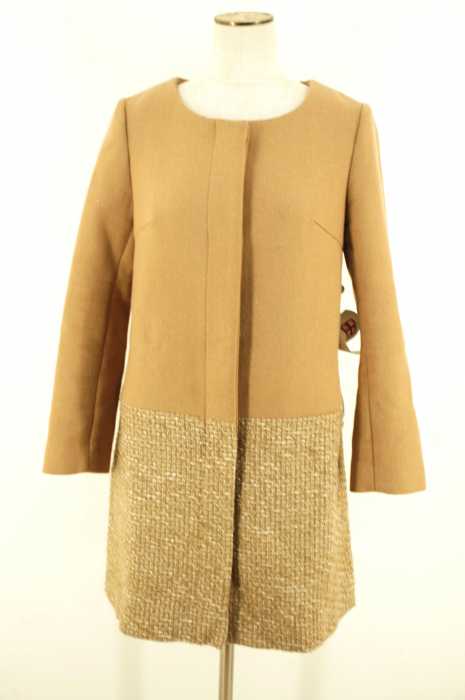 BEAUTY & YOUTH UNITED ARROWS （ビューティーアンドユースユナイテッドアローズ） メルトン × ツイード ノーカラーコート レディース アウター