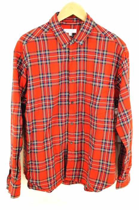 BEAUTY & YOUTH UNITED ARROWS (ビューティーアンドユースユナイテッドアローズ) 60/2スチュアートフォルムシャツ チェック柄長袖シャツ メンズ トップス