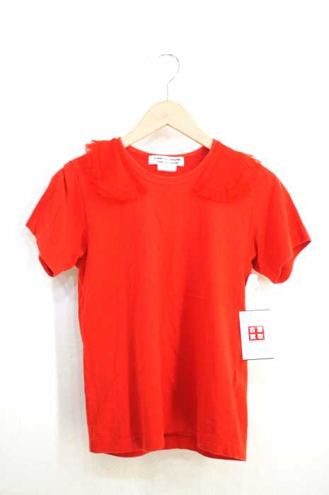 COMME des GARCONS COMME des GARCONS（コムデギャルソンコムデギャルソン） AD2007 襟デザインクルーネックTシャツ レディース トップス