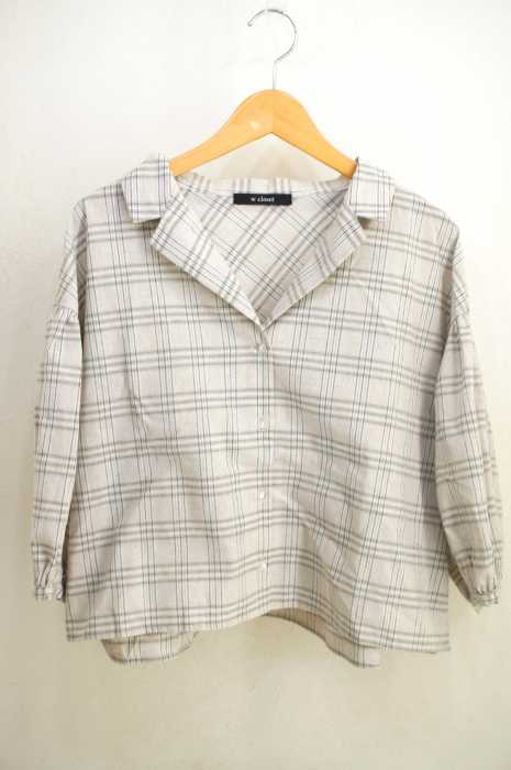 w closet（ダブルクローゼット） オーバーサイズバルーンシルエットシャツ レディース トップス