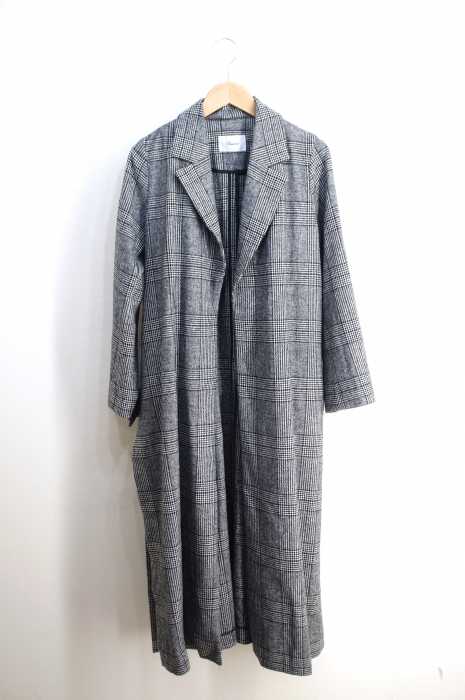 Room903(ルームナインオースリー) グレンチェックコーディガン ガウンコート レディース アウター