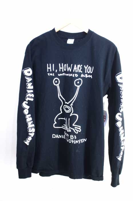 DANIEL JOHNSTON（ダニエルジョンストン） 袖プリントロングスリーブTシャツ メンズ トップス