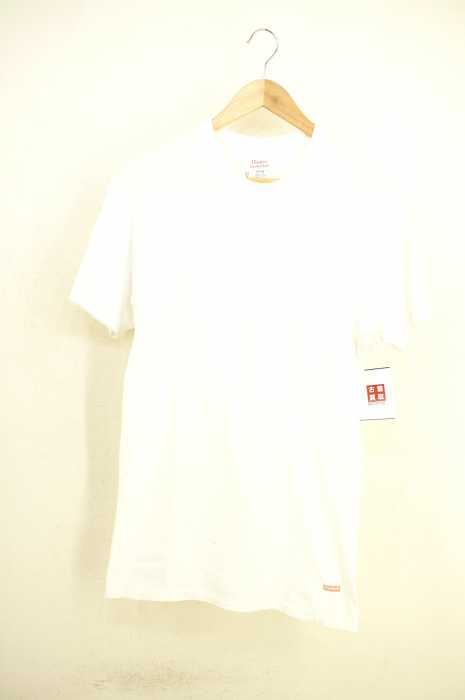 SUPREME × Hanes(シュプリーム ヘインズ) スモールボックスロゴプリントカットソー メンズ トップス