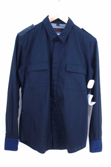 Ben Sherman（ベンシャーマン） エポレットミリタリーシャツ メンズ トップス