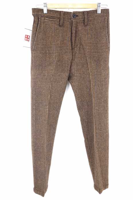 relume JOURNAL STANDARD （レリューム ジャーナルスタンダード） SHETLAND WOOL グレンチェックウールテーパードスラックス メンズ パンツ