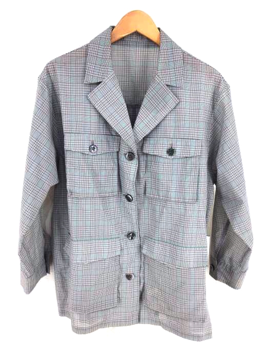 relume JOURNAL STANDARD(レリューム ジャーナルスタンダード) 20SS チェックオーガンジーサファリジャケット レディース トップス