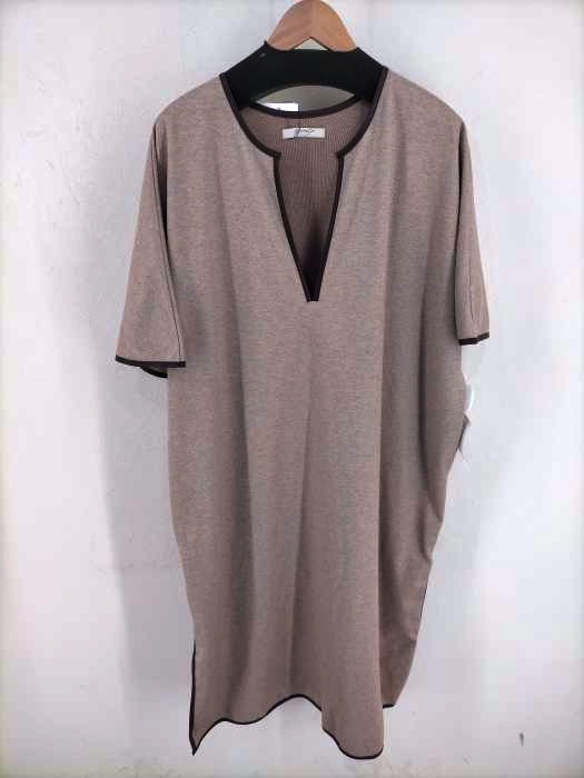 Brown&Street（ブラウンアンドストリート） 配色パイピングボックスポンチョ レディース ワンピース