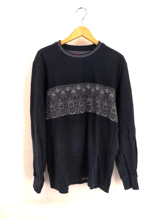 Supreme（シュプリーム） クラシックロゴ ノルディック柄 ロンT メンズ トップス