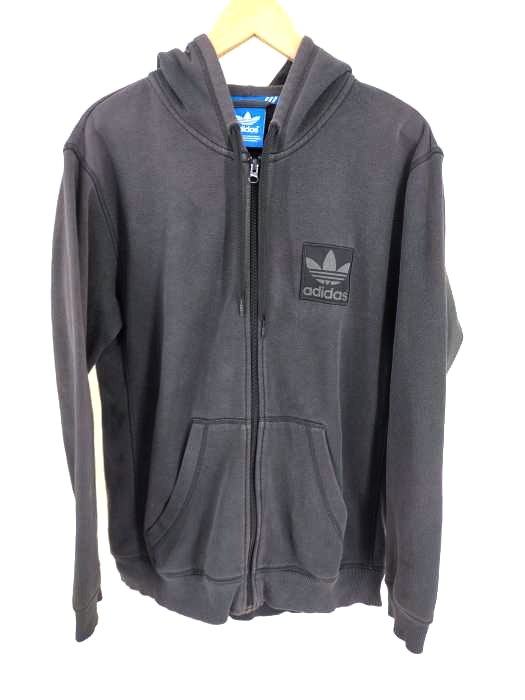 adidas（アディダス） ADIDAS ORIGINAL ロゴ入りジップアップパーカー メンズ トップス