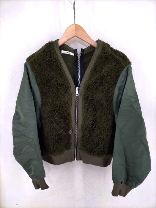 BONUM（ボナム） 19AW リメイク フリースナイロンブルゾン レディース アウター