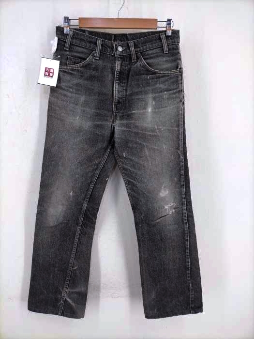Levi‘s（リーバイス） 90s 517 両面Rオレンジタグ ブラックデニムパンツ メンズ パンツ