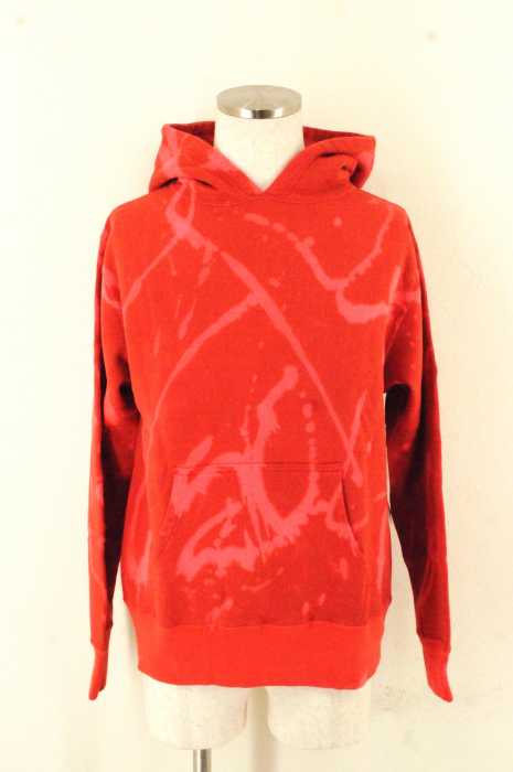 BUZZ RICKSONS × BEAMS (バズリクソンズ × ビームス) 16SS ブリーチ加工プルオーバーパーカー メンズ トップス