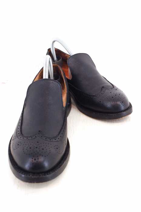 Yuketen （ユケテン） Wingtip Slip On ウィングチップレザースリッポン メンズ シューズ