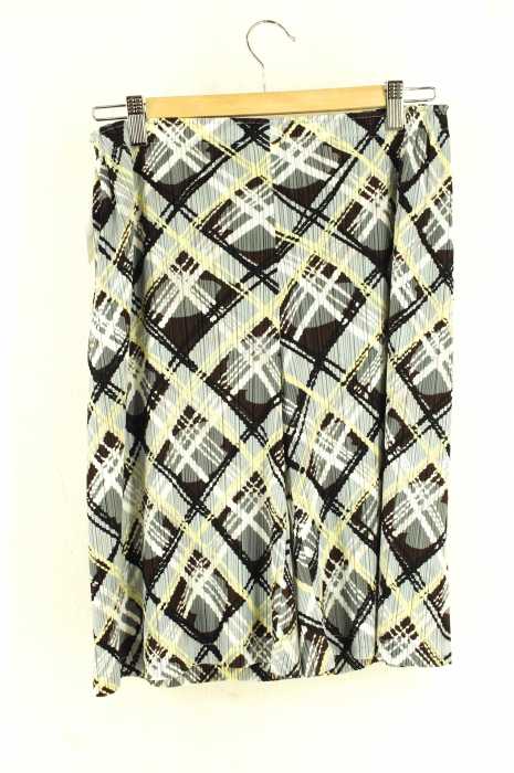 PLEATS PLEASE ISSEY MIYAKE （プリーツプリーズイッセイミヤケ） プリーツ加工チェックハーフパンツ レディース パンツ
