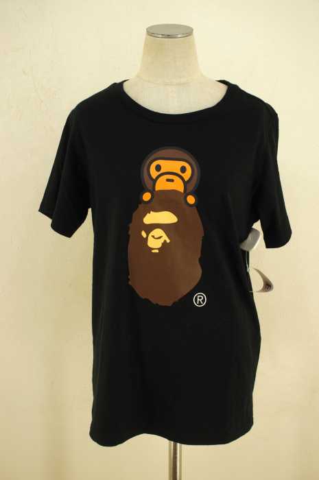 BAPE （ベイプ） クルーネックプリントTシャツ レディース トップス
