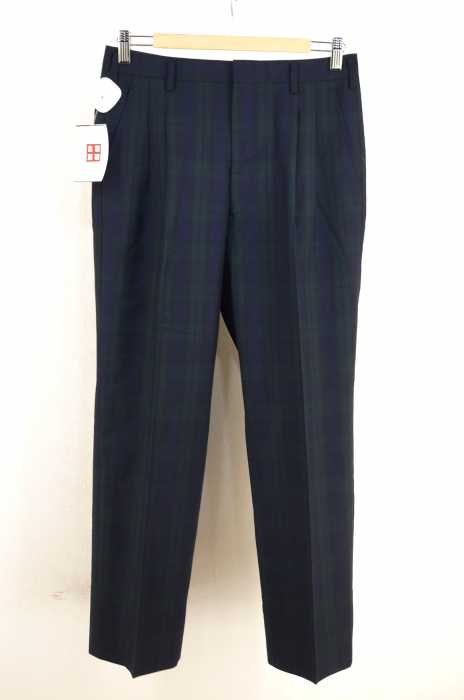 USED（古着） チェック柄2タックスラックス メンズ パンツ