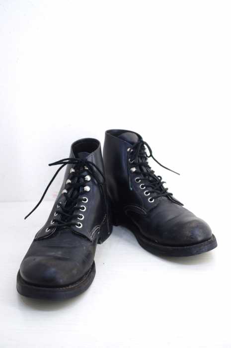RED WING（レッドウィング） 刺繍羽根タグプレーントゥブーツ　vibramソール メンズ シューズ