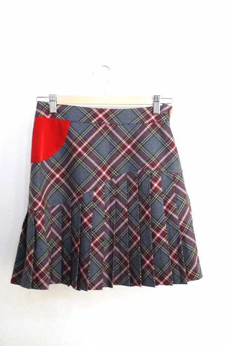 Vivienne Westwood RED LABEL (ヴィヴィアンウエストウッドレッドレーベル) プリーツ切替スカート レディース スカート