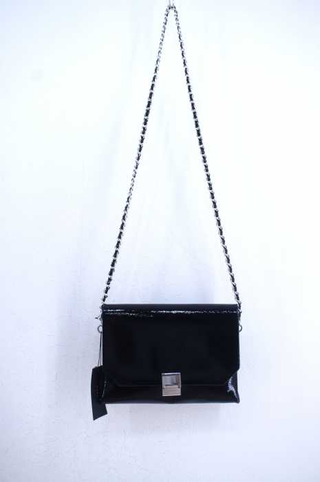 ZARA(ザラ) エナメル チェーンショルダーバッグ レディース バッグ