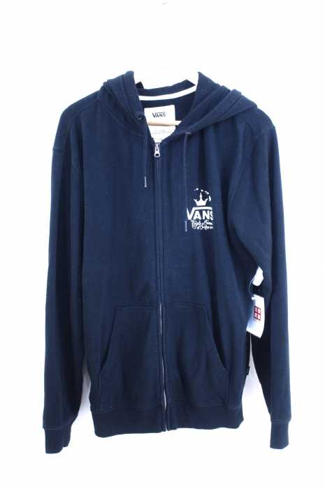 VANS （バンズ ） バックプリント ジップアップパーカー メンズ トップス