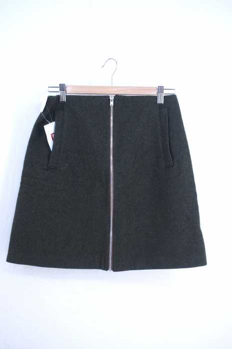 MACPHEE （マカフィー） ジップウールスカート レディース スカート