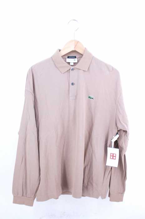LACOSTE （ラコステ） EXCLUSIVE EDITION ワンポイントロゴ長袖ポロシャツ メンズ トップス