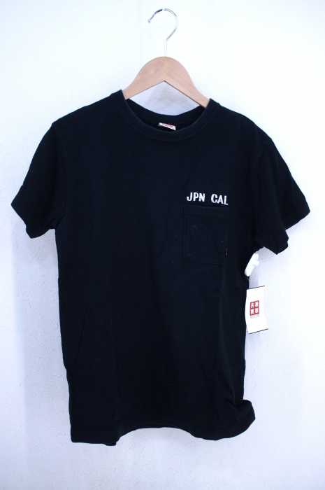 CALEE（キャリー） バックコブラ刺繍ポケットTシャツ メンズ トップス
