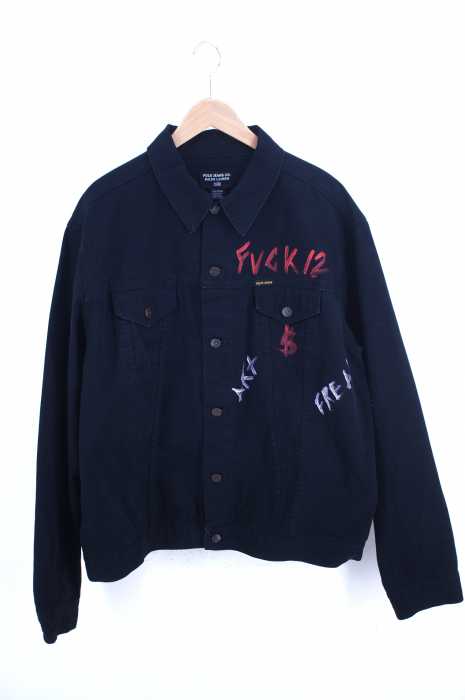 POLO JEANS COMPANY RALPH LAUREN （ポロジーンズカンパニーラルフローレン） リメイク ペイントオーバーサイズデニムジャケット メンズ アウター