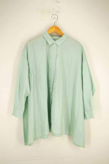 BLACK by moussy（ブラックバイマウジー） 20SS handkerchief hem loose sh ハンカチーフヘムルーズシャツ レディース トップス