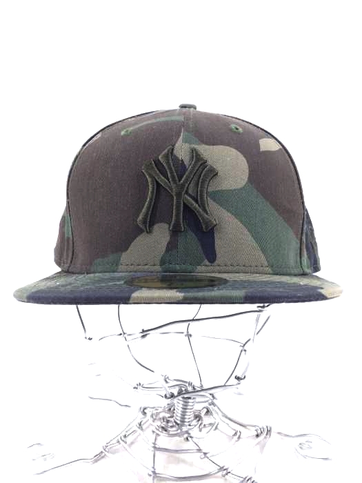 NEW ERA（ニューエラ） COOPERSTOWN NYロゴカモ柄キャップ メンズ 帽子