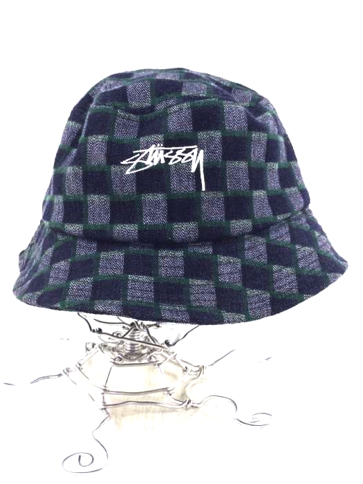 Stussy（ステューシー） チェック バケットハット メンズ 帽子