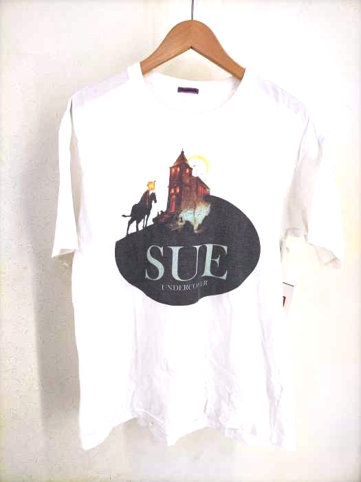 Sue UNDERCOVER（スーアンダーカバー） プリントクルーネックTEE レディース トップス