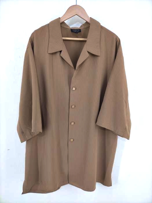 USED古着（ユーズドフルギ） CARMEL ZHAO ストライプポリエステルシャツジャケット メンズ アウター