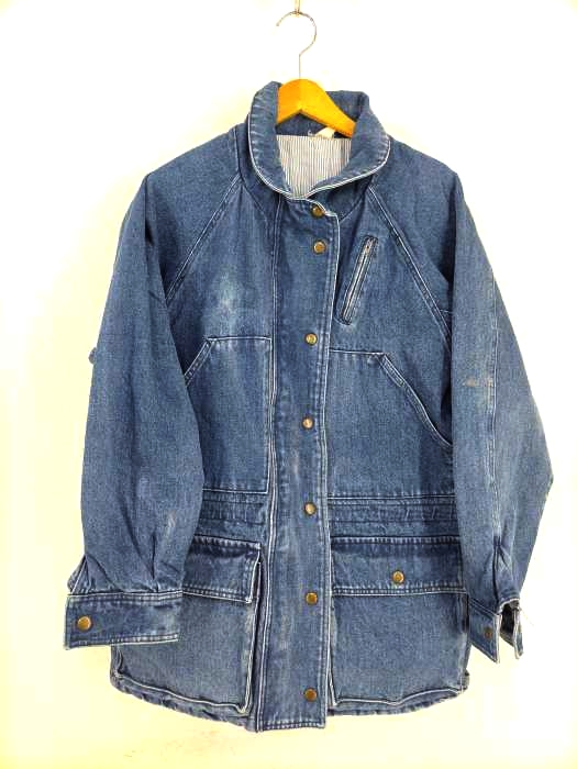 USED古着(ユーズドフルギ) ラウンドカラーデニムハンティングジャケット メンズ アウター