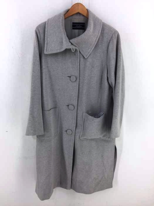 Leilian（レリアン） アンゴラ混 デカボタン ロングコート レディース アウター