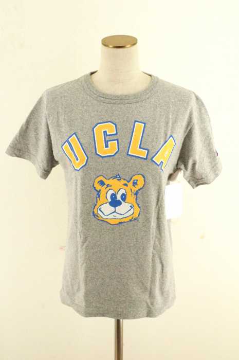 Champion × UCLA （チャンピオン） クルーネックプリントTシャツ レディース トップス