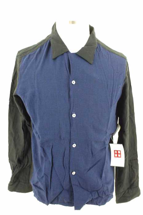 LAD MUSICIAN （ラッドミュージシャン） 13SS　チェック柄レーヨンボーリングシャツ メンズ トップス