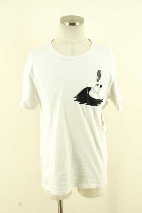 Matthew Allen × Lightning Bolt (マシューアレン × ライトニングボルト) プリントクルーネックポケットTシャツ メンズ トップス