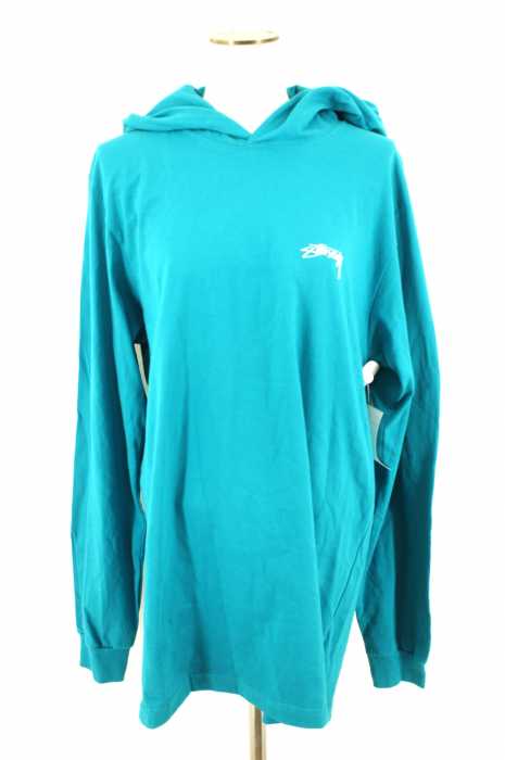 STUSSY (ステューシー) ロングフーデッドカットソー レディース トップス